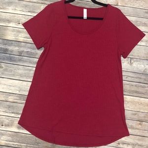 ♦️2/$30 LuLaRoe Classic T Ribbed Fabric